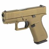 43X, Semi-automatic, Striker Fired, Sub-Compact, 9MM, 3.41", Burnt Bronze, 10 Rounds, 2 Magazines, Fixed Sights, Polymer, Skydas Cerakote UX4350204FRN-BB
