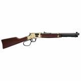 Big Boy, Lever Action Rifle, 44 Magnum, 16.5" Octagon Barrel, Brass Receiver, Fully Adjustable Semi Buckhorn Sights, American Walnut Stock, 7 Rounds H006GR