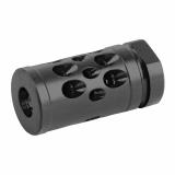 Hipercomp Gen2, 9MM, Black, Threaded 1/2-28, Includes Crush Washer HPC9MMG2