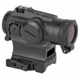 Micro Red Dot, 2MOA Dot with 65MOA Circle or 2 MOA Dot, QR Mount  ARD  Flip Caps, Side Battery, Black Finish HS515GM