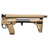 Model Sub 2000, Gen 3, Semi-automatic Rifle, 10MM, 16.1" Threaded Barrel, Matte Finish, Tan Furniture, 1 Magazine, 15 Rounds, For Glock 20 Magazines SUB2K10GLKTAN