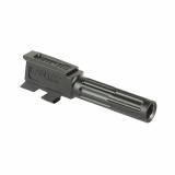 9INE Barrel, Fluted, Fits Glock 43/43x, Nitride Finish, Black 01-GB-G43-NTH-BLK