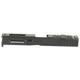 Razorback, Stripped Slide, Black Nitride, For Glock 17 Gen1-3, Includes RMR Cut and Plate 01-GSS-GEN13-G17-LT