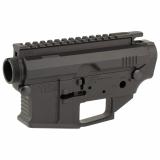 Raven Billet Side Charger AR-15 Receiver Set, Anodized Finish, Black, Includes Upper and Lower Stripped Recievers 01-RV-SET-SC-RAVEN