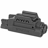 Spartan, Red Laser/Light Combo, Fits Picatinny, Black Finish, Adjustable Fit, with Battery SPS-C-R