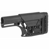 MBA-1 Stock With 3-Axis Butt Plate, Fits Standard A2 Rifle Length Buffer Tube, Black, Adjustable Length of Pull/Cheek Height/Butt Plate, AR-15/AR-10 MBA-1-3AX