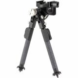 CKYE-Pod Gen2, Bipod, PRS Single Pull Short Legs, Height Adustable, Tension Adjsutment Knob, BTC Mount for ARCA Attach, Spiked Feet, Hard Coat Anodized Finish, Black, Aluminum Construction 106291-BLK