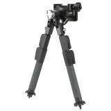 CKYE-Pod Gen2, Bipod, Double Pull Standard Legs, Height Adjustable, Tension Adjustment Knob, BTC Mount for ARCA/RRS Dovetail and Picatinny, Spiked Feet, Hard Coat Anodized Finish, Black, Aluminum Construction 106293-BLK