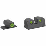 ML40110 HYPER-BRIGHT FOR SIG PISTOLS FRONT GREEN RING/ REAR GREEN ALL 9MM/357SIG P SERIES