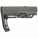 Battlelink Minimalist Stock Military for Mil Spec Size 1.148 Diameter Receiver Extensions Gray