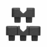 DAKA, Angled Block Kit, Black, Includes (2) Double V-Blocks and (2) Triple V-Blocks MAG1367-BLK