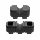 DAKA, Angled Block Kit, Black, Includes (2) Double V-Blocks and (2) Triple V-Blocks MAG1367-BLK