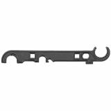 Armorer's Wrench, Fits AR-15 Rifles, Bottle Opener, 3/4" Wrench For A2 Muzzle Devices, Castle Nut Driver With 3 Notch Engagement, Small Hammer Head, Torque Specs Features On Wrench Handle, Constructed From 4140 Heat Treated Steel, Black Finish MI-ARAW