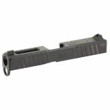 DM Slide, DLC Finish, Black, Direct Mount Optics Ready, For Glock 19 Gen 4, Includes Noveske End Plate, Cover Plate w/Rear Sight, Front Sight 03002517