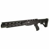 Archangel 556 Conversion Stock with Extended Length Monolithic Rail Forend, Fits 10/22, Black Finish AA556R-EX