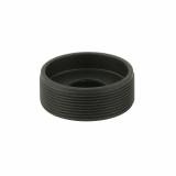 Front Cap, Compatible with Rugged Suppressors, 45 ACP, Matte Finish, Black FC004
