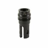 R3 Flash Mitigation System, Flash Hider, 9/16x24 LH, Thread Pitch, 7.62mm, Matte Finish, Black FH014