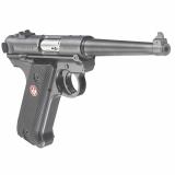 Mark IV Standard .22 Long Rifle 6 Inch Tapered Barrel Fixed Sights Checkered Synthetic Grips Two 10 Round Magazines