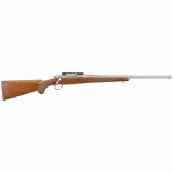 Hawkeye Hunter, Bolt Action Rifle, 6.5PRC, 22" Free Floated Cold Hammer Forged Barrel, 5/8X24 Threads, Satin Stainless Finish, Walnut Stock, Right Hand, LC6 Trigger, 3Rd 57105