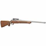 Hawkeye Hunter, Bolt Action Rifle, 6.5PRC, 22" Free Floated Cold Hammer Forged Barrel, 5/8X24 Threads, Satin Stainless Finish, Walnut Stock, Right Hand, LC6 Trigger, 3Rd 57105