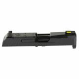 MAX-9 Slide Assembly, Complete Slide, Includes Sights, Barrel, Extractor, and Other Slide Components, Compatible with Ruger MAX-9, Optic Ready, Black Oxide Finish, Black 90744
