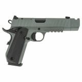 Nightstalker SF-C, 1911, Semi-automatic, Steel Frame Pistol, Carry Size, 10MM, 4.25" Compensated Barrel, Cerakote Finish, Gray, Rail, Novak Sights with Tritium Front Night Sights, 8 Rounds, 2 Magazines 10100134
