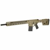 SP10M, Semi-automatic Rifle, AR, 308 Winchester, 18" Bartlein Barrel, 1:11.5 Twist, Threaded 5/8X24, Cerakote Finish, Flat Dark Earth, 15" Free Float M-LOK Handguard, Single Stage Trigger, Magpul MOE Plus Grip, Magpul PRS Lite Stock, Ambidextrous Safety,
