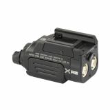 XR2-A-RD, Rechargeable Weaponlight w/Laser, Fits Pistol and Picatinny Rails, 600 Lumens, Red Laser, Anodized Finish, Black XR2-A-RD