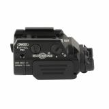 XR2-A-RD, Rechargeable Weaponlight w/Laser, Fits Pistol and Picatinny Rails, 600 Lumens, Red Laser, Anodized Finish, Black XR2-A-RD