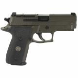 P229, Legion, Massachusetts Compliant, Double Action/Single Action, Semi-automatic, Metal Frame Pistol, Compact, 9MM, 3.9" Barrel, Alloy, Legion Gray, Black G10 Grips, XRAY3 Day/Night Sights, Optic Ready, Decocker, 10 Rounds, P-SAIT Trigger, 3 Magazines