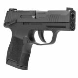 P365, Striker Fired, Semi-automatic, Polymer Frame Pistol, Sub-Compact, 9MM, 3.1" Barrel, Nitron Finish, Black, XRAY3 Day/Night Sights, 2 Magazines, (1)-Flush Fit 10 Round Magazine and (1)-Extended 10 Round Magazine, California Compliant 365-9-BXR3P-CA