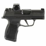 P365X 9MM, 3.1" Barrel, XRAY3 Day/Night Sights, XSeries Flat Trigger, Romeo-X Compact Optic, 12 Rounds, 2 Magazines, Black Nitron Finish 365X-9-BXR3-RXX Striker Fired, Semi-automatic, Polymer Frame Pistol, Sub-Compact