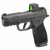 P365, XMacro, Striker Fired, Semi-automatic, Polymer Framed Pistol, Sub-Compact, 9MM, 3.7" Barrel, Nitron Finish, Black, XRAY3 Day/Night Suppressor Sights, Includes ROMEO-X Compact Red Dot, 17 Rounds, 2 Magazines 365XCA-9-BXR3-RXX