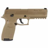 P320 Air Pistol .177 Caliber 4.5 Inch Steel Barrel Coyote Tan Finish 30 Round Magazine Uses 12gr CO2 Cylinder