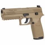 P320 Air Pistol .177 Caliber 4.5 Inch Steel Barrel Coyote Tan Finish 30 Round Magazine Uses 12gr CO2 Cylinder