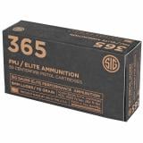 Elite Performance Ball 365 FMJ |9MM, 115 Grain, Full Metal Jacket, Designed for Short Barrel Pistols, Reduces Felt Recoil, 50 Round Box