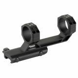 Alpha-MSR, Scope Mount, 30mm, 1.535" Height, 0 MOA, Anodized Finish, Black, Fits Picatinny SOR2M101