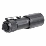 FOXTROT EDC COMPACT SIZE, Flashlight, 1350 Lumens,Includes Clip and Two Tailcaps, Rechargeable, Black SOFEC001