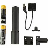 FOXTROT MSR FULL SIZE, Mounted Light, 35,000 Candela, 1350 Lumens, Full Size White Light, Accepts (1) 18650 Li-ion Rechargeable Battery or (2) CR123A Batteries, M-LOK and Picatinny Mount, Remote, Matte Finish, Black SOFR1FS0