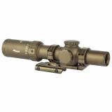 Tango MSR, Rifle Scope, 1-10X26, BDC10 Illuminated Reticle, First Focal Plane, 34mm Main Body Tube, Matte Finish, Coyote Brwon, Includes Alpha MSR Mount and Flip Back Covers SOTM11202