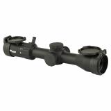 Whiskey 4, Rifle Scope, 2.5-10X42mm, Second Focal Plane, Hellfire Illuminated Quadplex Reticle, 42mm Objective, 30mm Main Tube, Matte Finish, Black, 0.25 MOA Adjustment, Included Flip Back Lens Cover SOW42004