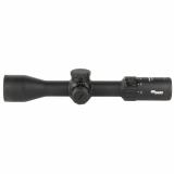 Whiskey 4 Rifle Scope, 3-12X44mm, 30mm Main Tube, Second Focal Plane, Hellfire Quadplex Illuminated Reticle, Matte Finish, Black SOW43004