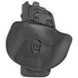 Model 7378, 7TS, ALS Concealment Holster w/ Flexible Paddle and Adjustable Belt Loop, Fits H&K VP9, Kydex, Black, Right Hand 7378-593-411
