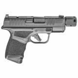 Hellcat, RDP, Striker Fired, Semi-automatic, Polymer Frame Pistol, Micro-Compact, 9MM, 3.8" Hammer Forged Barrel, Melonite Finish, Black, Textured Grips, Front Tritium Night Sight, Tactical Rack U-Notch Rear Sight, Optics Ready, Compensator, 2 Magazines,
