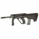 AUG A3 M2 NATO, Semi-automatic Rifle, 300Blackout, 16"Barrel, Synthetic Stock, Extended Rail, Ambidextrous QD, Foldable Charging Handle, Matte Finish, Black, 30 Rounds AUGM2BLKNATOEXT300