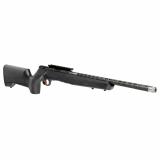 B Series Timberlite, Bolt Action Rifle, 22 WMR, 18" Carbon Fiber Wrapped Barrel, Threaded 1/2x28, Matte, Black, Carbon Wood Laminate Gray Stock, Savage AccuTrigger, 0 MOA Picatinny Rail, 10 Rounds, 1 Magazine 70519