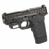 Equalizer, Semi-automatic Pistol, Single Action Internal Hammer, Micro Compact, 9MM, 3.675" Barrel, Armornite Finish, Black, Optics Ready, Thumb Safety, 3 Dot Sights, 3 Magazines, (1)-10Rd, (1)-13Rd, (1)-15Rd, Includes Mounted Crimson Trace Laserguard 14