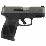 G3C, Striker Fired, Semi-automatic, Polymer Frame Pistol, Compact, 3.26" Barrel, Matte Finish, Tungsten Slide, Black Frame, Fixed Front Sight With Drift Adjustable Rear Sight, 12 Rounds, 3 Magazines 1-G3C93C