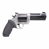 Raging Hunter, Double Action/Single Action, Steel Frame, Revolver, Large Frame, 500 S&W, 5.13" Barrel, Black Cylinder/Barrel, Silver Frame, Rubber Grips, Adjustable Rear Sight, 5 Roundsounds 2-500055RH
