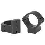 Light Weight Ring/Base Combo, 30mm Low, Black, Alloy, Tikka T3/T3-X, Knight MK-85 730714